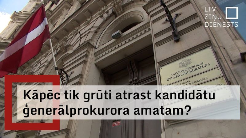 Ģenerālprokuroru meklēs jaunā konkursā
