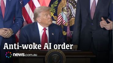 President Trump signs executive order against woke AI