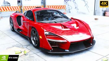 Ultra Realistic Super Cars in Cyberpunk: 2077 | Path Tracing (4K)