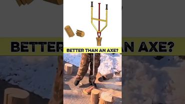 Why This Log Splitter is Better Than an Axe #Shorts
