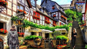 EGUISHEIM - DECLARED THE MOST BEAUTIFUL VILLAGE IN FRANCE - A PLACE WITH IMPRESSIVE ARCHITECTURE