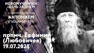 Новомученики: день за днем. Прпмч. Евфимий (Любовичев). Рассказывает митр. Антоний (Паканич).