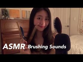 ASMR 빗질소리💆🏻‍♀️😴Brushing your hair and my hair🥱
