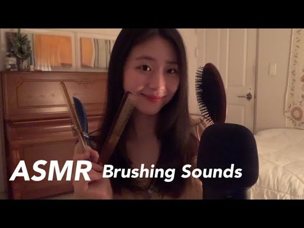 ASMR 빗질소리💆🏻‍♀️😴Brushing your hair and my hair🥱