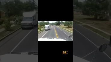 Video shows dump truck plowing into NJ home after driver suffers medical emergency