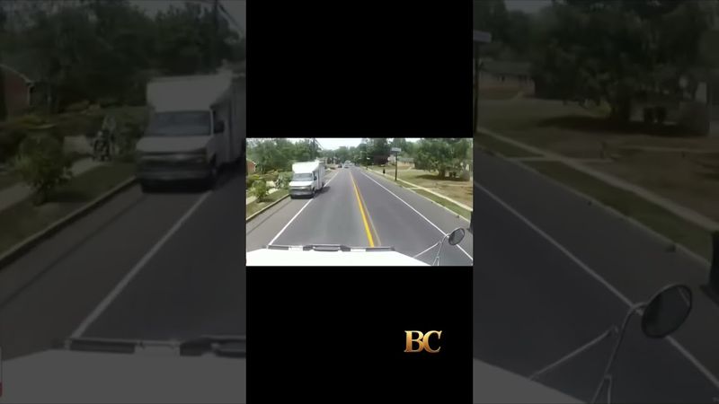 Video shows dump truck plowing into NJ home after driver suffers medical emergency