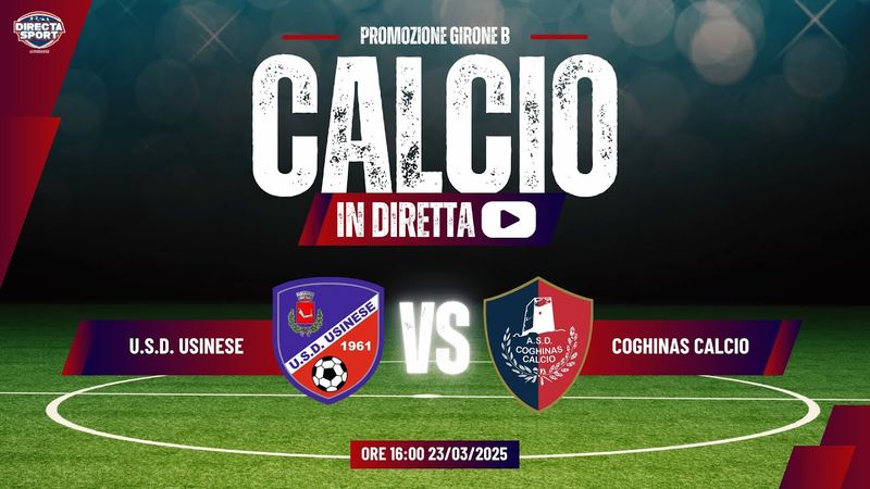 Calcio Promozione Gir. B - Usinese-Coghinas Calcio (2-0)