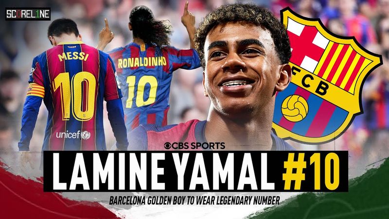 LAMINE YAMAL To Wear Legendary #10 For Barcelona | Messi, Ronaldinho, Maradona | Scoreline