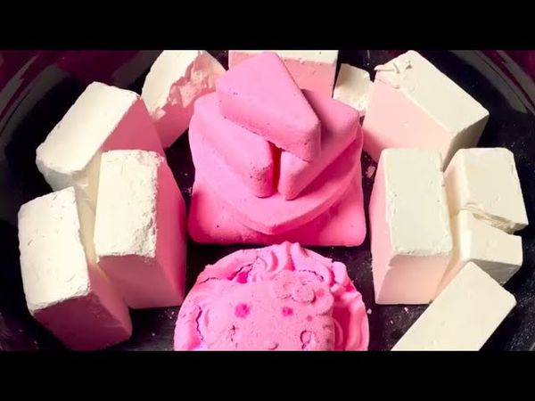 Hot Pink Chalk & Fresh Plain Blocks