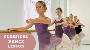 Урок классического танца. Ballet lesson Хореографическая студия INTERPLAY
