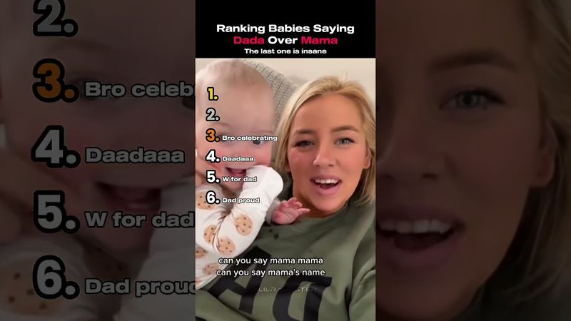Classificando bebês que dizem "papai" em vez de "mamãe".
