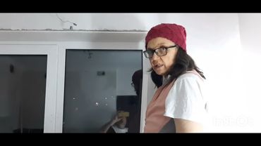 Показываю, как сделать верхний откос из гипсокартона, как сделала подоконник из керамогранита.