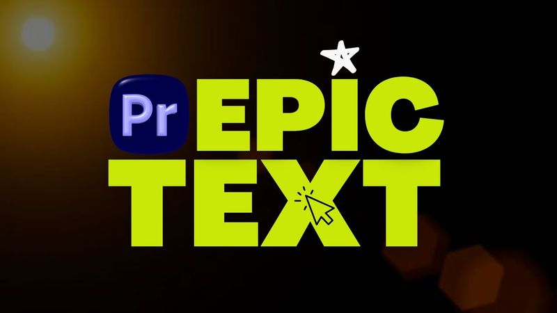 4 Text Animation Tricks in Premiere Pro EVERY Editor Should Know