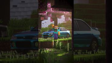 Minecraft Speedrunner VS Cars Mod...💀 #dream #georgenotfound #minecraft #animation #shorts