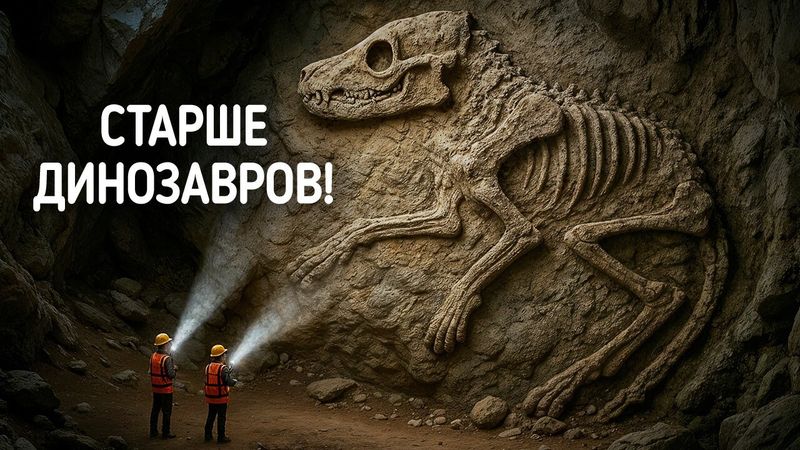 Археологи обнаружили ископаемое, которое старше динозавров — это древняя собака!?