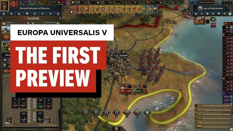 Europa Universalis 5 Is a Ludicrously Large, Dense Strategy Sequel