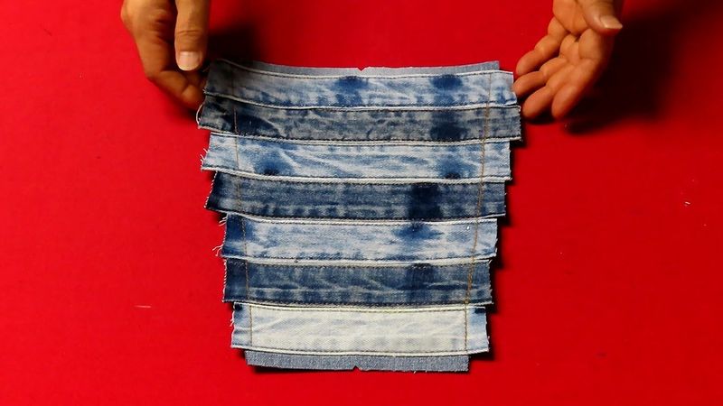 DIY안입는 "청바지" 절대 버리지 마세요! "명품백"이 될 수 있어요!/"waist band" tote bag/made of old jeans