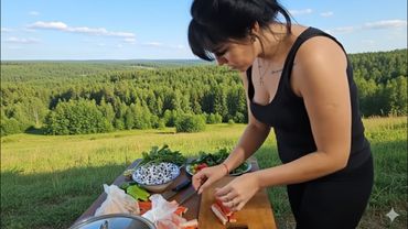 Country Morning Routine | Cooking a Healthy Breakfast: Crab Stick and Corn Salad