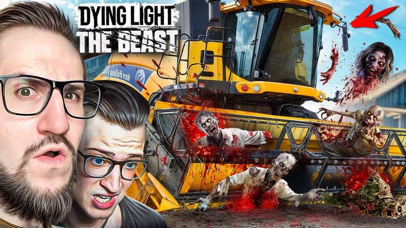 КОМБАЙН vs 1000 ЗОМБИ! ЭТО ЖЕСТЬ! ФИНАЛЬНЫЙ ЗОМБИ МУТАНТ УБИТ! КООП DYING LIGHT THE BEAST! #9