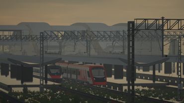 МЦД МАЙНКРАФТ НАХАБИНО | ТАЙМЛАПС | Immersive railroading