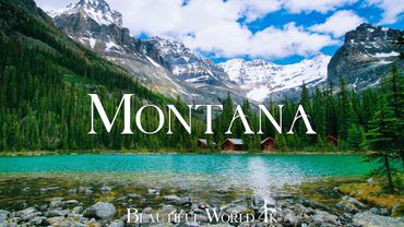 Montana 4K - فیلم آرامش منظره با موسیقی آرامش بخش پیانو - فیلم 4K UHD