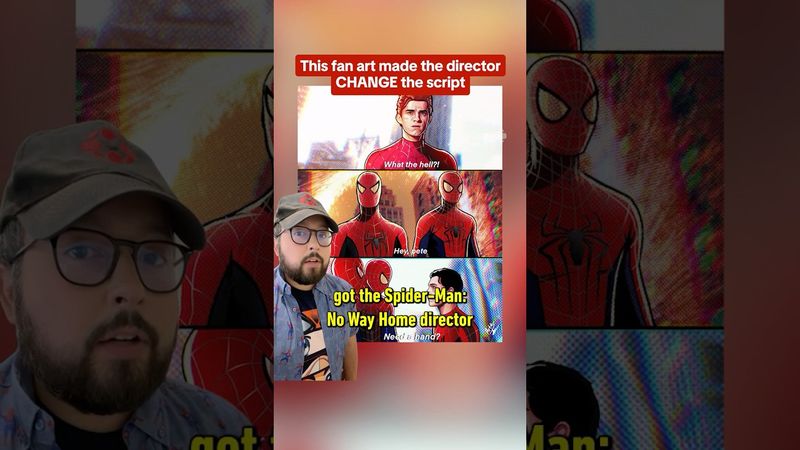 The Spider-Man: No Way Home script was changed when the director saw a piece of fan art on reddit!