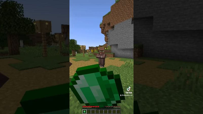 Minecraft villager chase