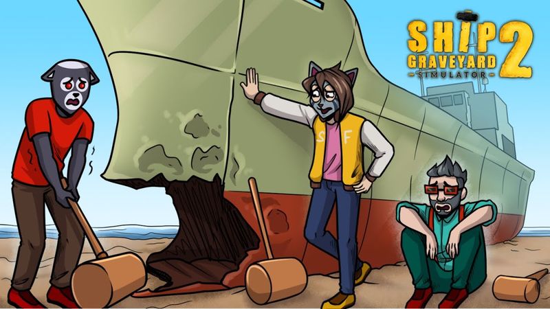 СИМУЛЯТОР МОЛОТКА! СЛОМАЙ ВСЕ ЧТО ВИДИШЬ И НЕ ПОТЕРЯЙ ДРУЗЕЙ! Ship Graveyard Simulator 2