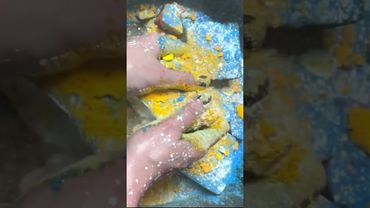 Dyed & Plain Freshies with Blue Powder & White Glitter 🤍