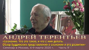 Андрей Терентьев. Семинар о сознании. Часть 9