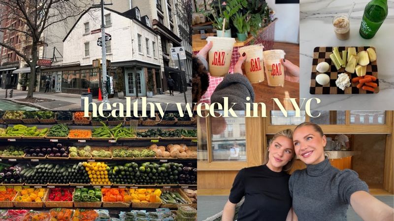 healthy reset week in nyc | home cooked meals, workouts, lymphatic drainage massages + self care