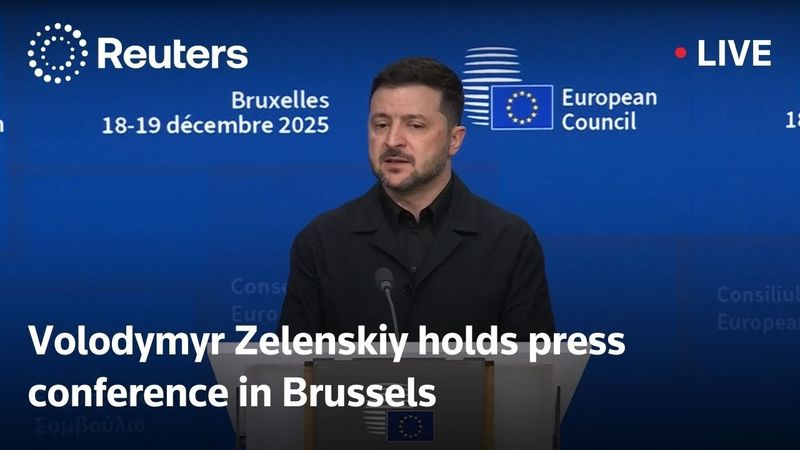 LIVE: Zelenskiy press conference after meeting EU leaders
