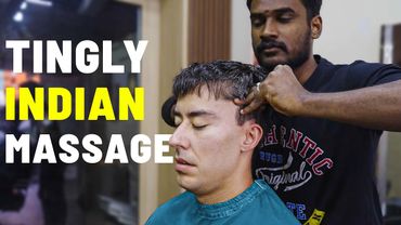 ASMR: Tingly Indian Head Massage at Omen Barbershop💈