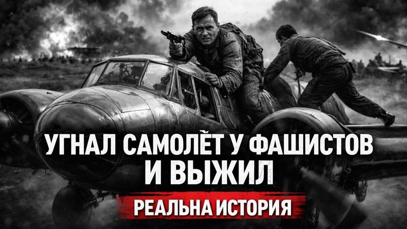 ОН УГНАЛ САМОЛЁТ У ФАШИСТОВ И ВЫЖИЛ