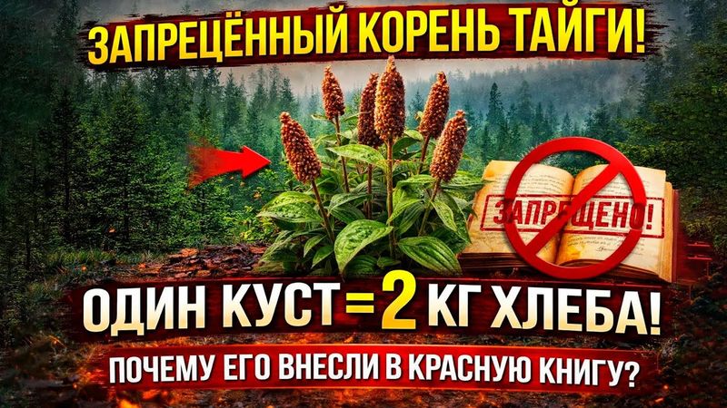 Корень шаманов Сибири: Что давало силу выживать в тайге без еды месяцами?