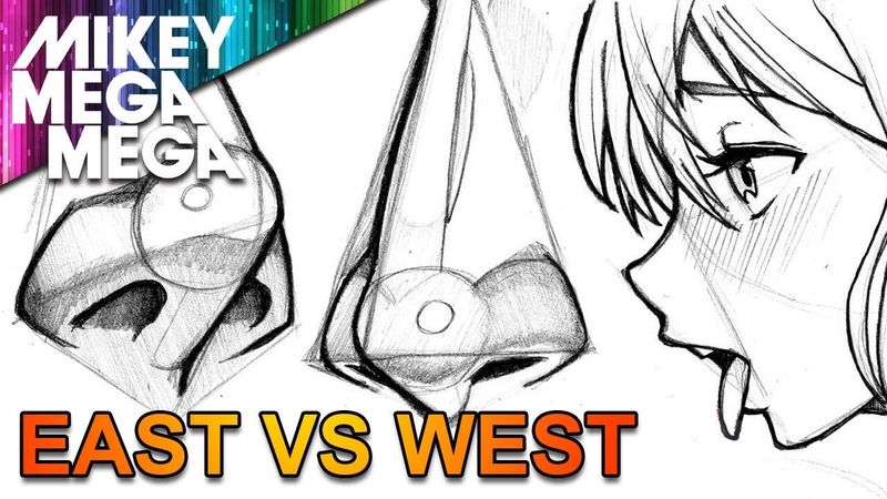 How To Draw THE NOSE (CARTOON NOSES Vs ANIME)