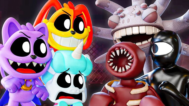 POPPY PLAYTIME Vs. DOORS FLOOR 2! Animation