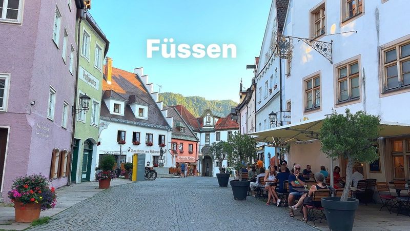 [4K] 🇩🇪 Füssen, Germany: A Picturesque Bavarian Town and Its Fairy-Tale Castle🏰🍖🍺 (2025)