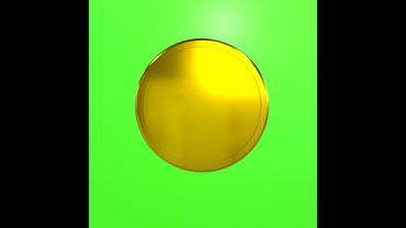 Spinning Coin (Royalty Free)