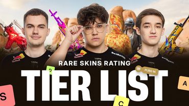 TEAM SPIRIT: ТИР-ЛИСТ РЕДКИХ СКИНОВ PUBG M