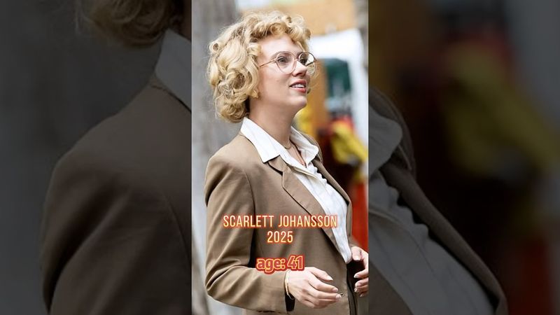 Scarlett Johansson 1998-2025 years of Change #scarlettjohansson #star #history #story #shorts