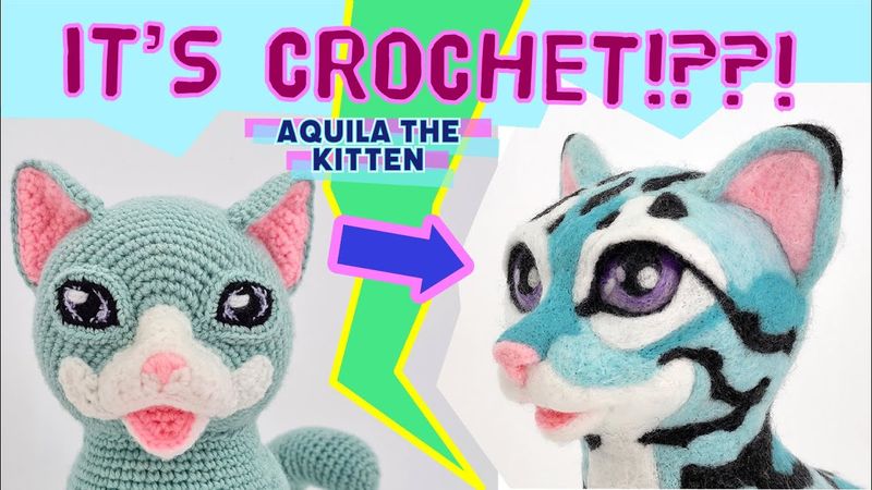 TRANSFORM your amigurumi with NEEDLE FELTING!