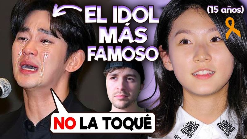 idol Koreano tuvo novia de 15 y ella se 💀 El caso Kim Soo-hyun y Kim Sae-ron