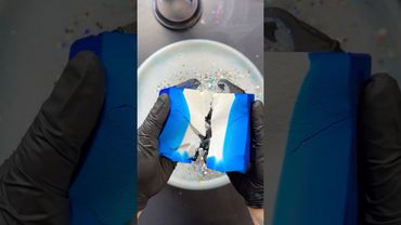 Not fully dyed butter