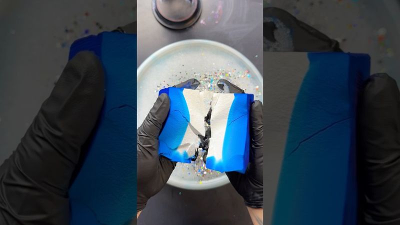 Not fully dyed butter