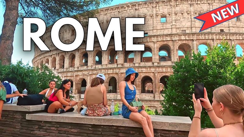 ROME, Italy 4K ✅ WALKING TOUR with SUBTITLED STORY - walk around Italy