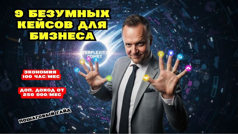 Perplexity Comet: 9 БЕЗУМНЫХ кейсов для бизнеса (Полный гайд)