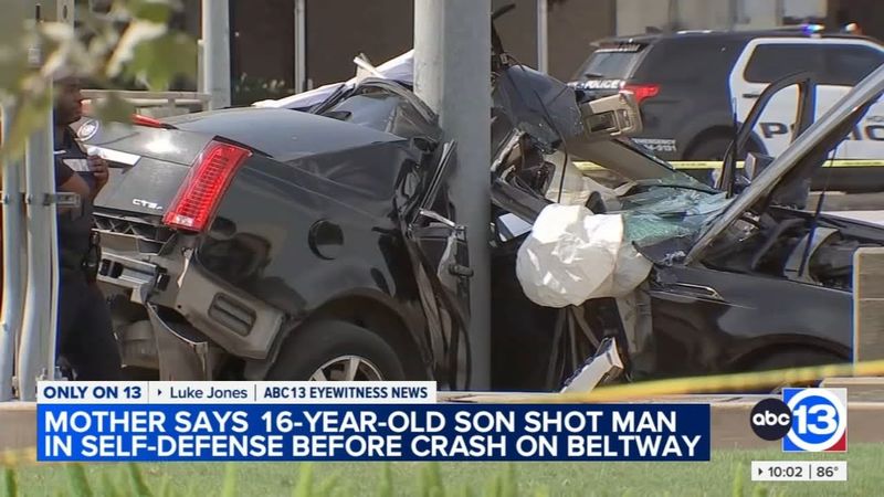 Teen questioned after shooting City of Houston employee found dead following crash