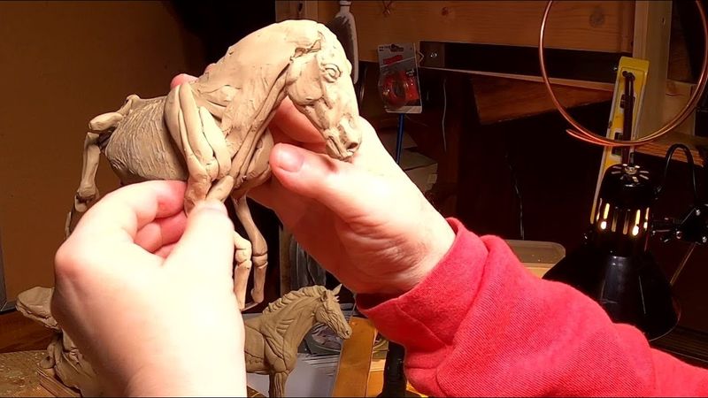 PRAIRIE THUNDER    Building the Neck, Chest and Shoulders of the Horse