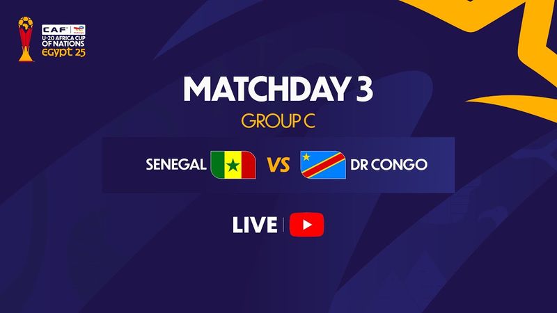 Senegal vs DR Congo - U-20 AFRICA CUP OF NATIONS